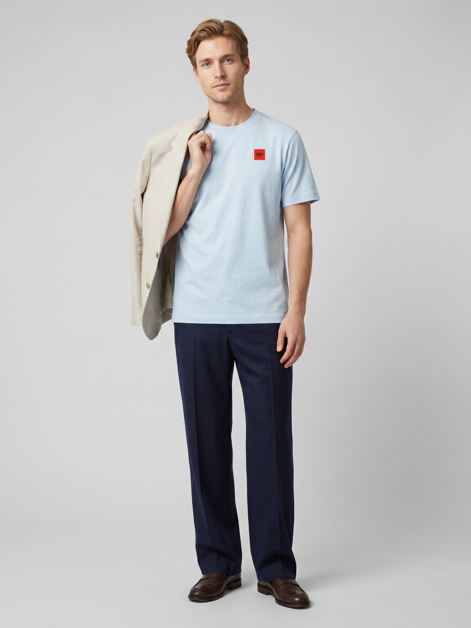 Джемпер BASIC PRINT кулирка
