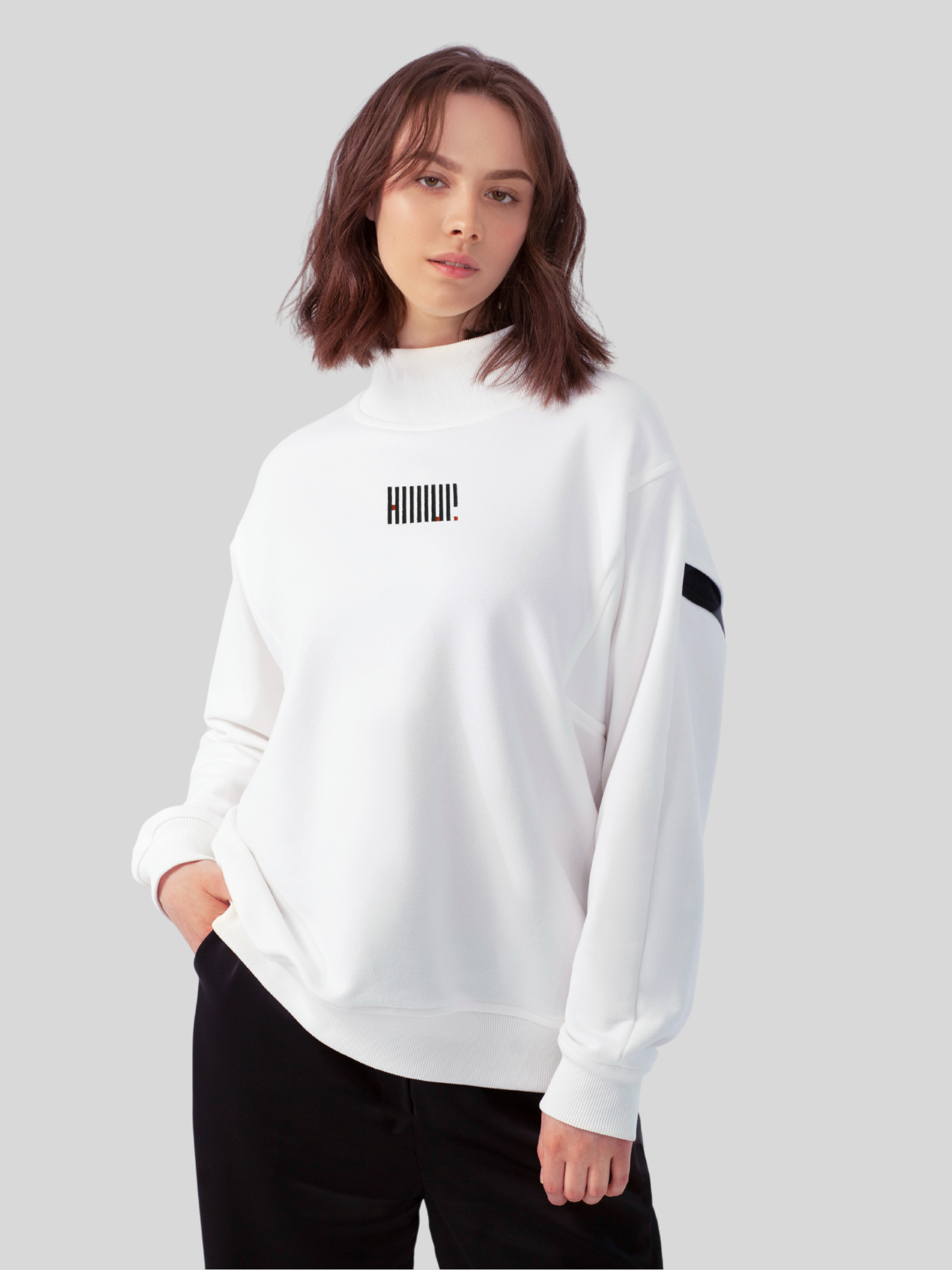 "ADER" джемпер велюр