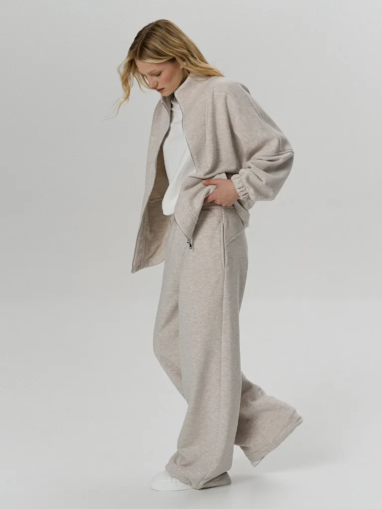 Брюки PALAZZO микроначес