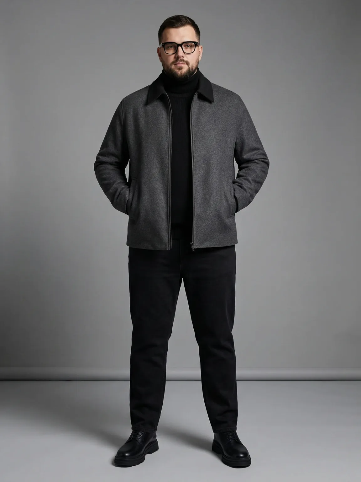 Полупальто Rich шерсть