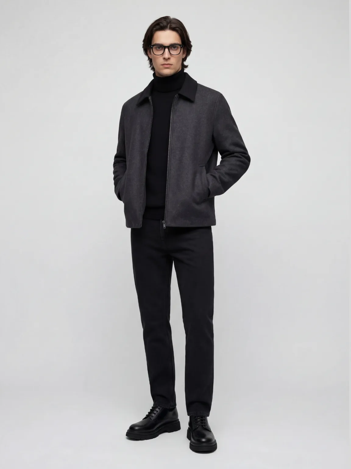 Полупальто Rich шерсть